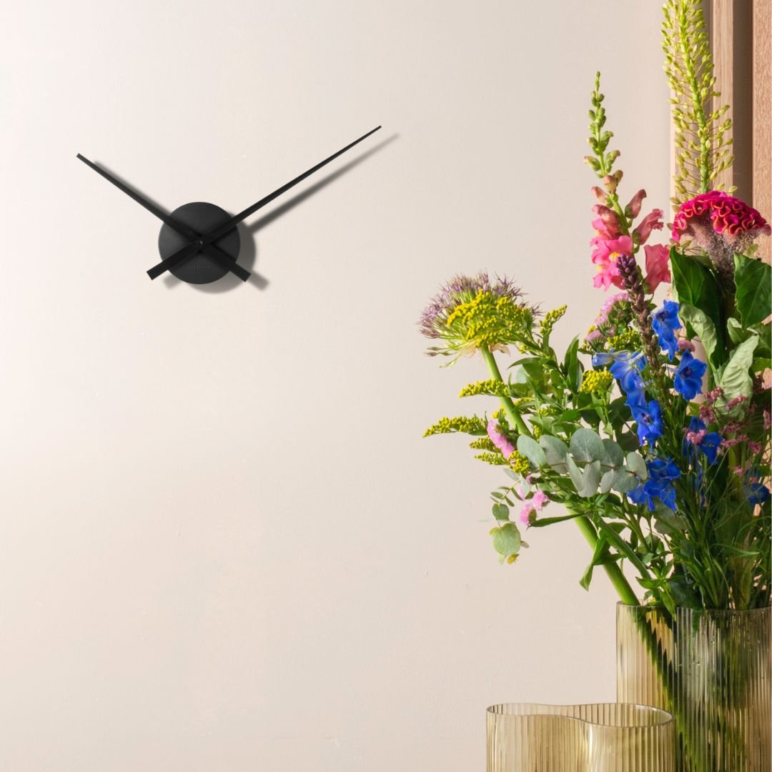 Wall Clock Little Big Time Mini - Black