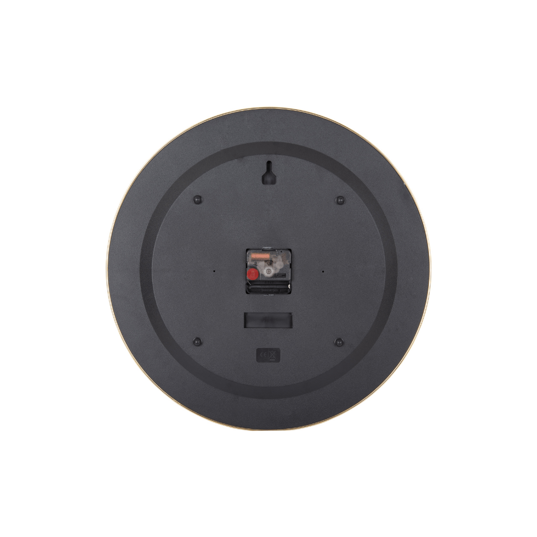 Wall Clock Sienna Glow Black