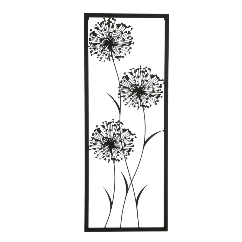Wall Décor Flowers Black - The Garden HouseEdelman