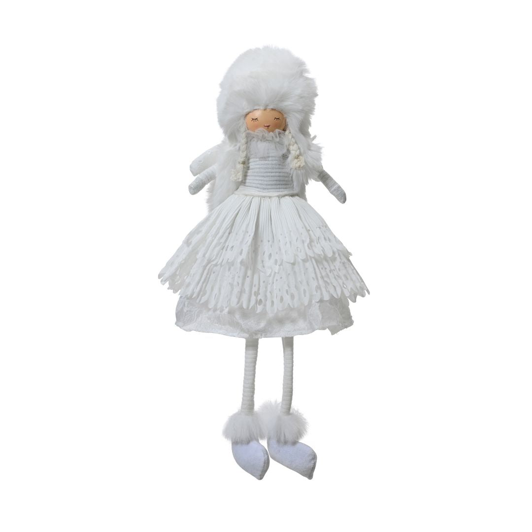 Christmas Angel Tree Topper White