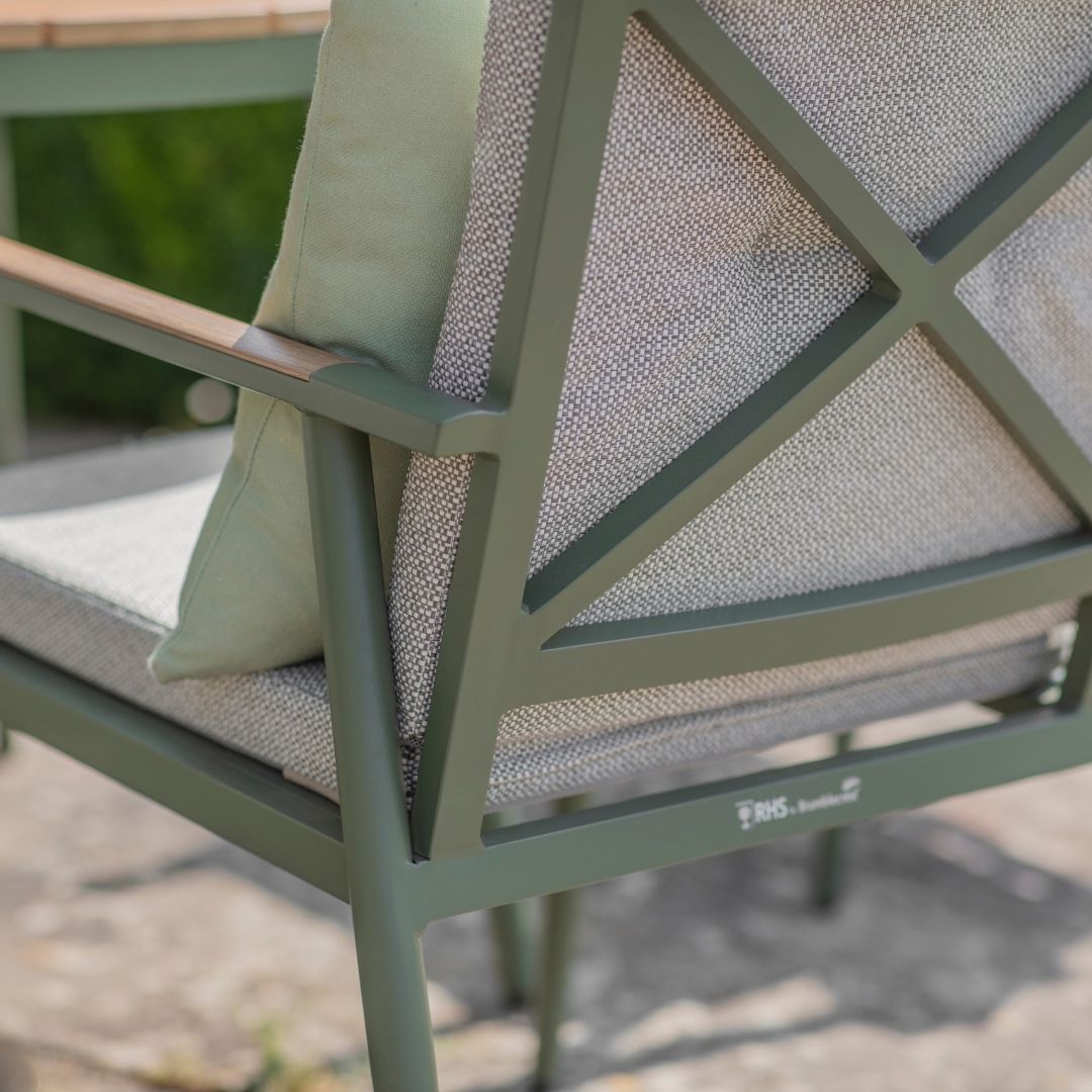 Wisley 6 Seat Dining Set - Sage