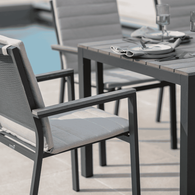 Zurich 6 Seat Rectangle Dining Set