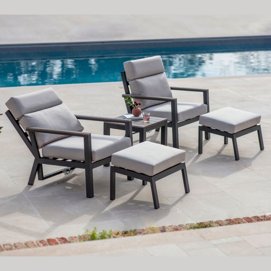 Zurich Garden Recliner Set