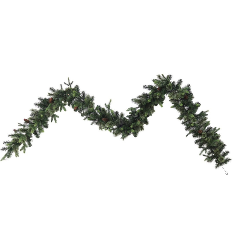Rutland Pine 9ft Christmas Garland without Berries