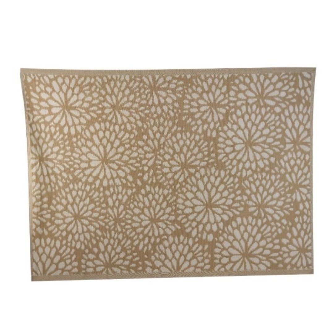 Alfresco Mat Bloom Mocha 150 x 210cm