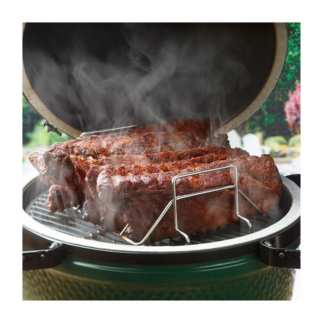 Big Green Egg Rib and Roast Rack