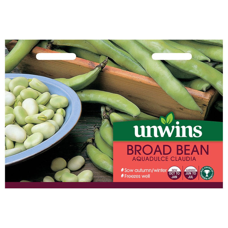 Broad Bean Aquadulce Claudia - The Garden HouseUnwins
