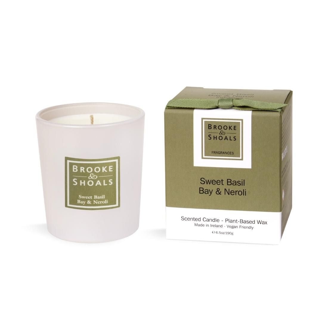 Brooke & Shoals Candle - Sweet Basil Bay & Neroli