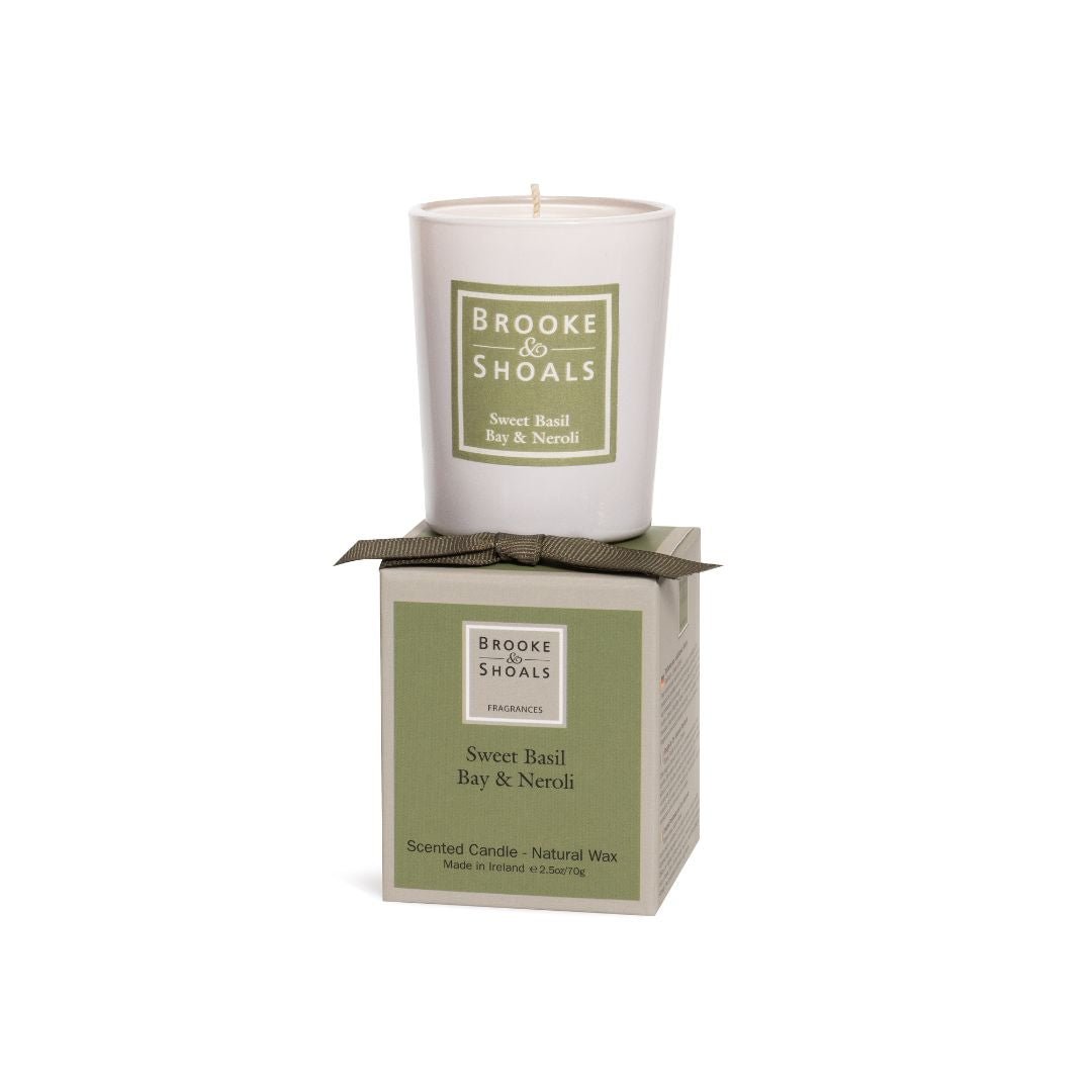 Brooke & Shoals Travel Candle - Sweet Basil Bay & Neroli