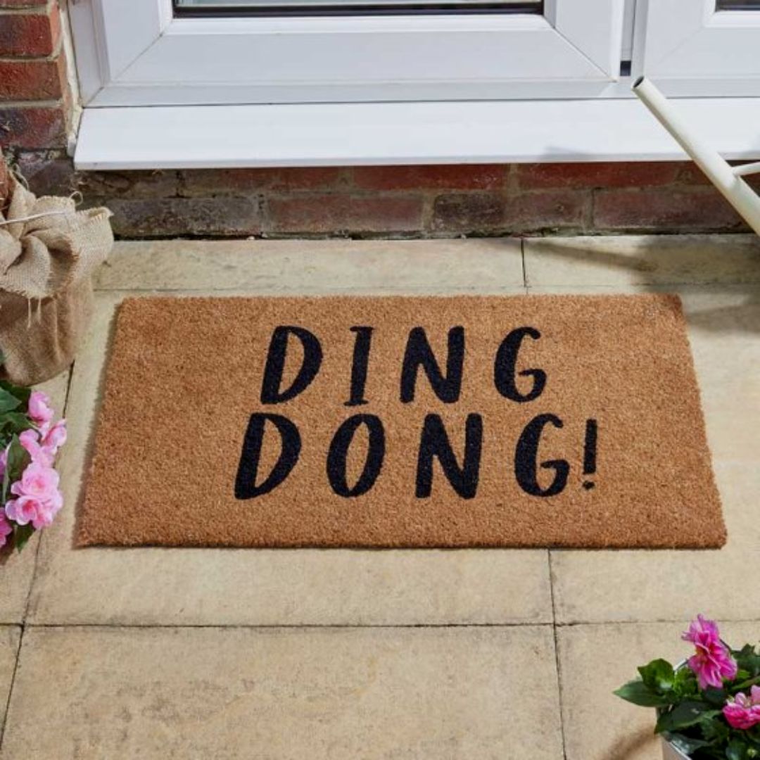 Coir Mat Ding Dong 45 x 75cm