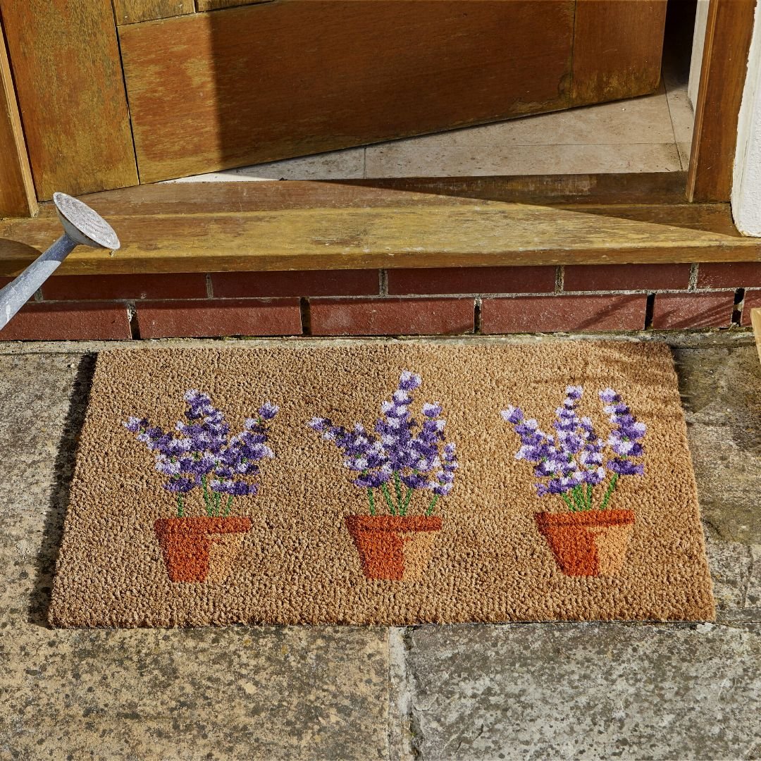 Coir Mat Lavender 45 x 75cm