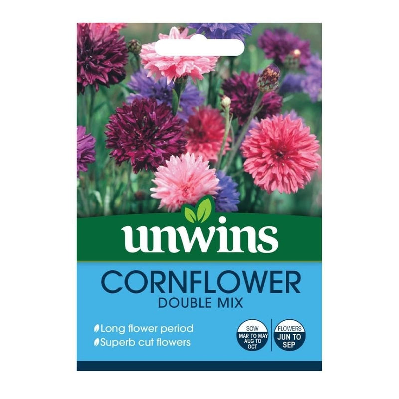 Cornflower Double Mix - The Garden HouseUnwins