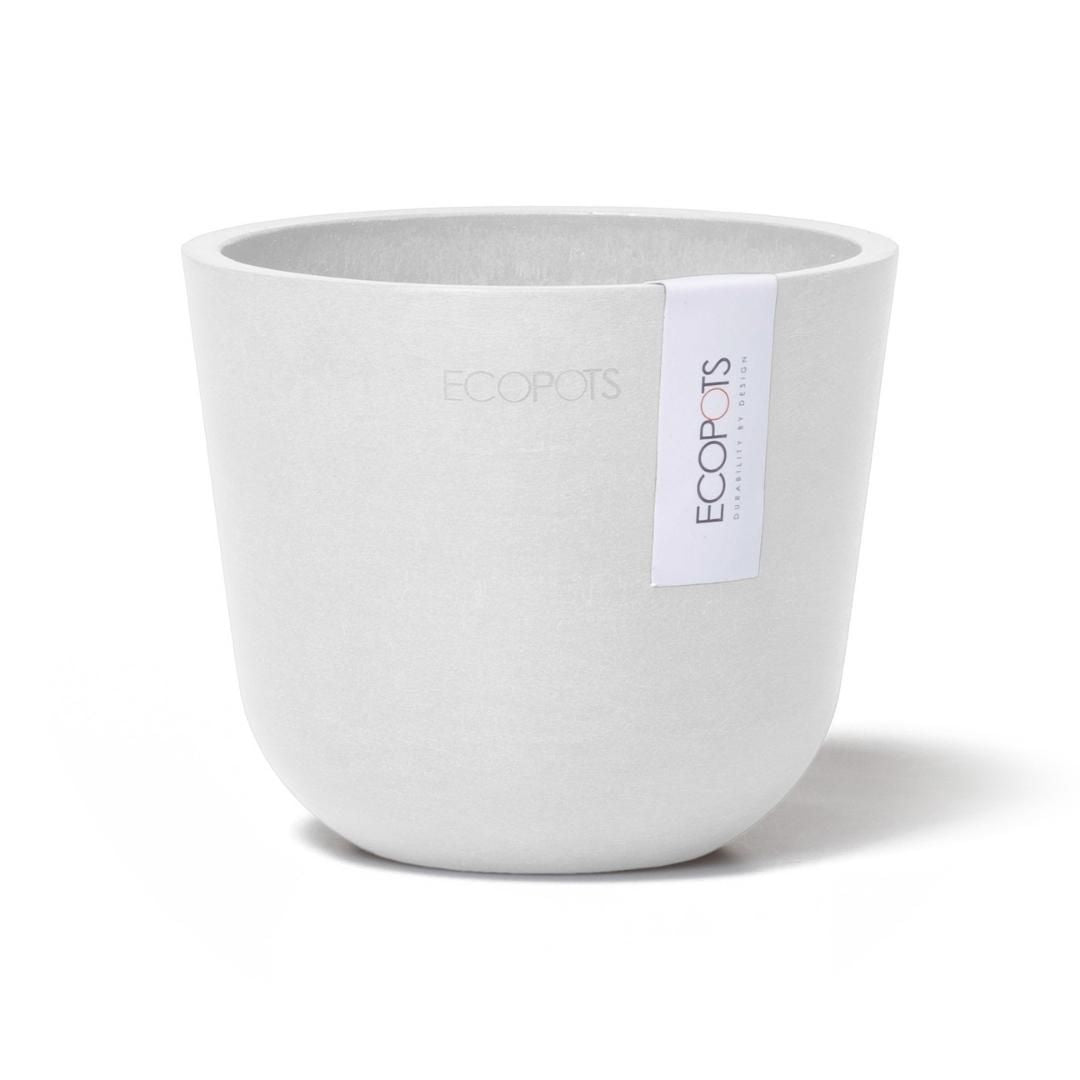 Ecopots Oslo Mini Pot Pure White