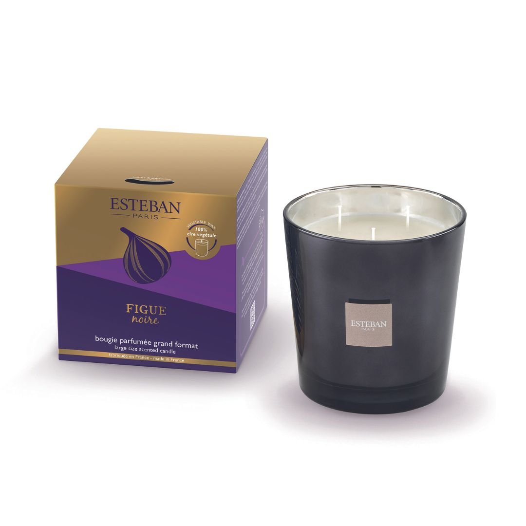 Esteban Large 3 Wick Candle - Figue Noire