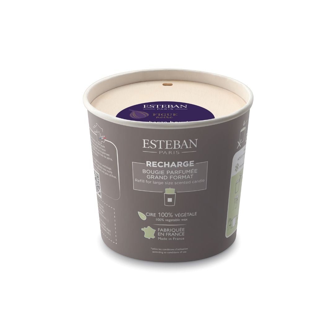 Esteban Refill Candle 450g - Figue Noire