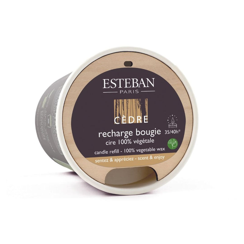 Esteban Refill Candle - Cèdre - The Garden HouseEsteban