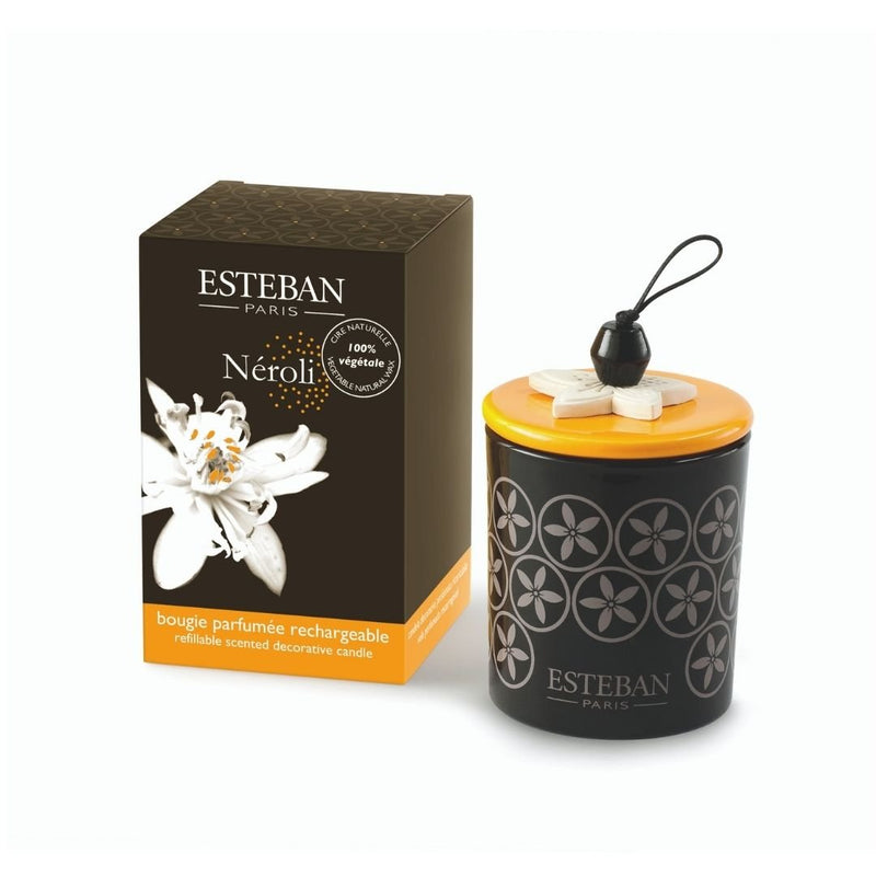 Esteban Refillable Decorative Candle - Neroli - The Garden HouseEsteban