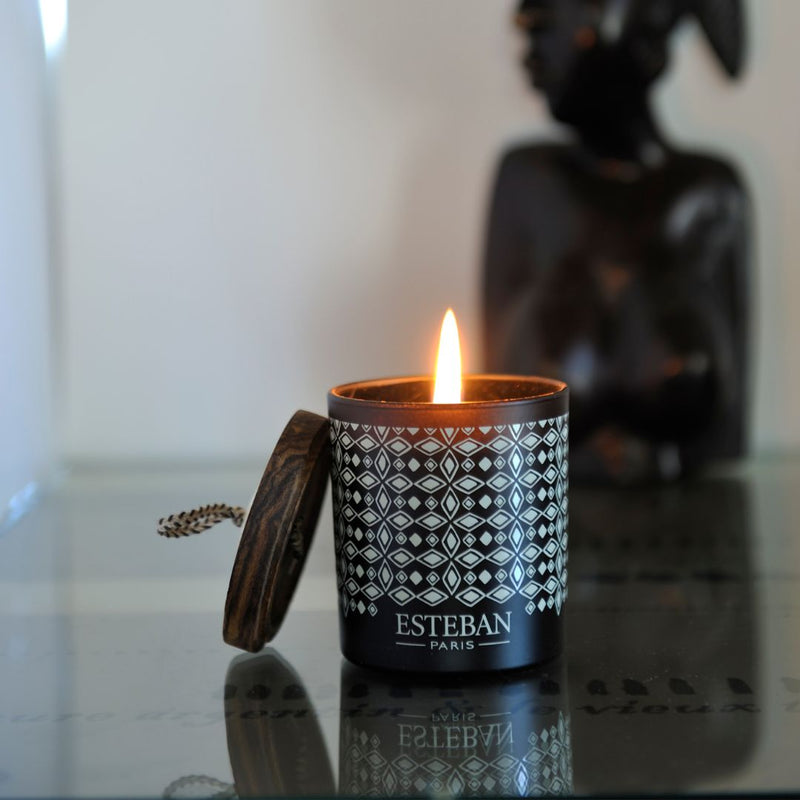 Esteban Refillable Decorative Candle - Teck & Tonka - The Garden HouseEsteban