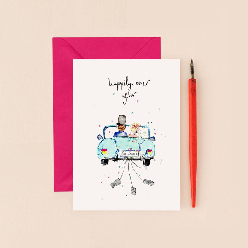 Happily Ever After Wedding Card - The Garden HouseLouise Mulgrew