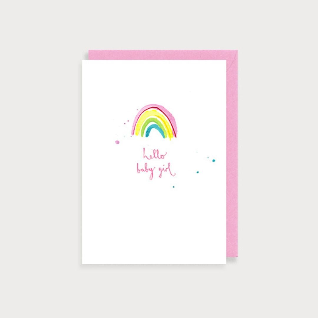 Hello Baby Girl Card