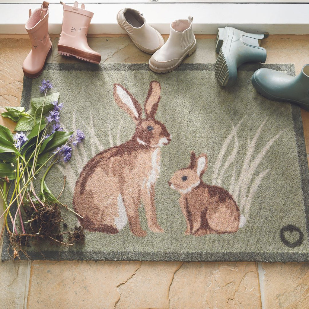Hug Rug Doormat Rabbit 1 | The Garden House