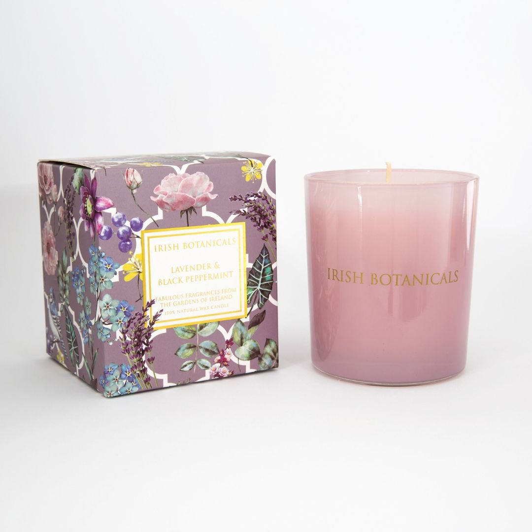 Irish Botanicals Lavender & Black Peppermint Candle