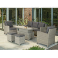 Kettler Palma Sofa Set High/Low Glass Table - The Garden HouseKettler