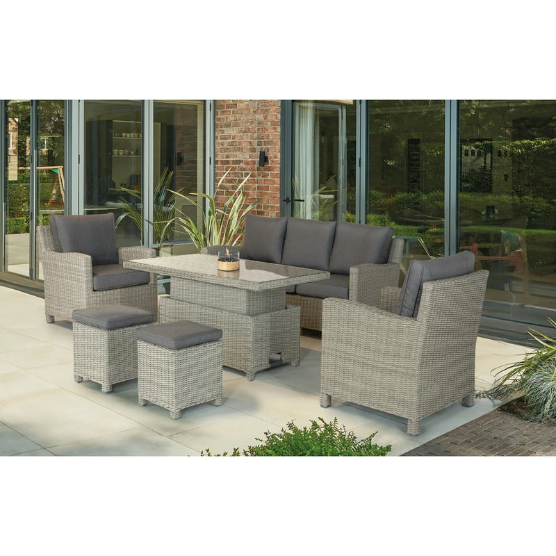 Kettler Palma Sofa Set High/Low Polywood Table - The Garden HouseKettler