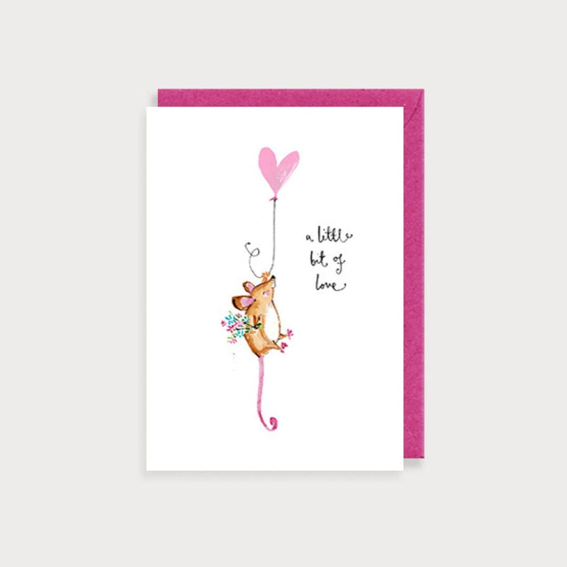 Mouse Love & Friendship Card - The Garden HouseLouise Mulgrew