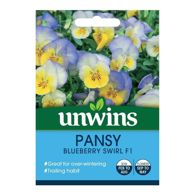 Pansy Blueberry Swirl - The Garden HouseUnwins