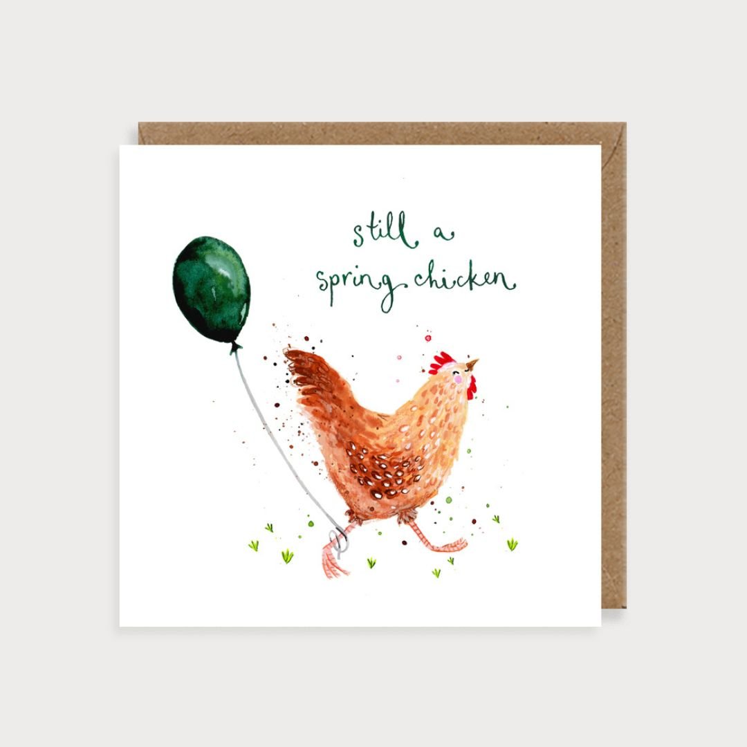 Still A Spring Chicken Card