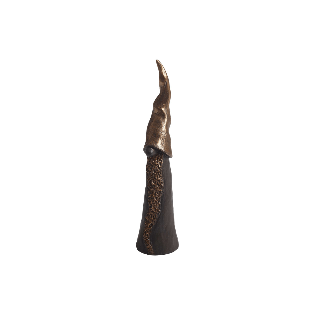 Tall Santa Black & Gold