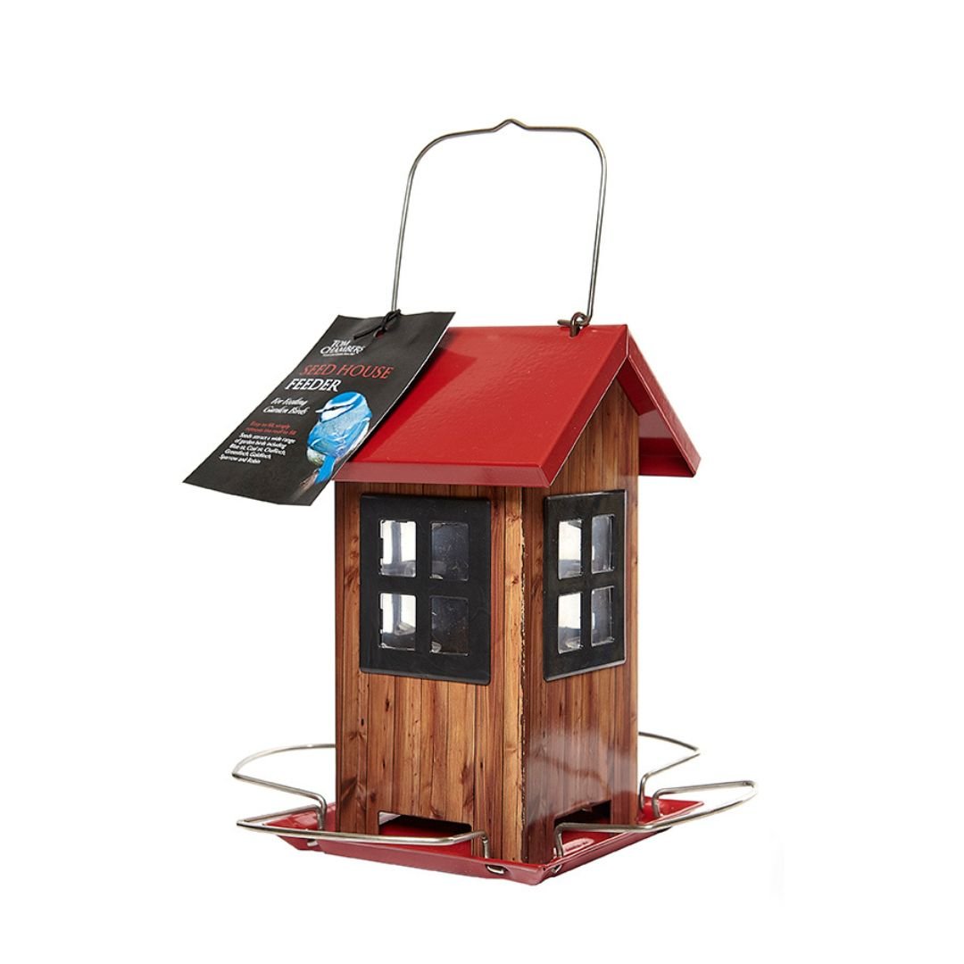 Tom Chambers Seed House Feeder Red