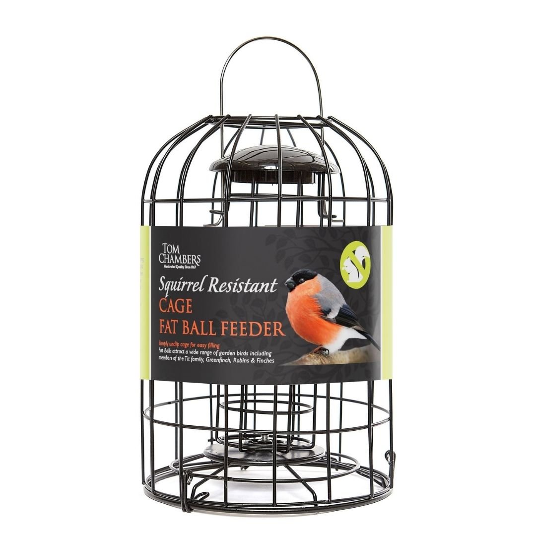 Tom Chambers Squirrel Proof Cage Fat Ball Feeder