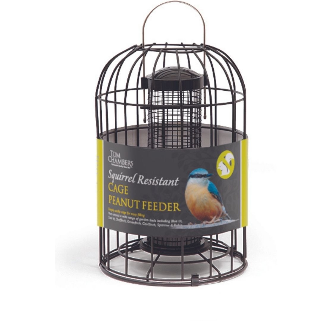 Tom Chambers Squirrel Proof Cage Peanut Feeder