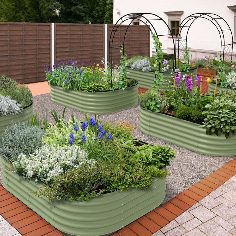 Veg Tub Kit Sage Green - The Garden HouseVegTrug