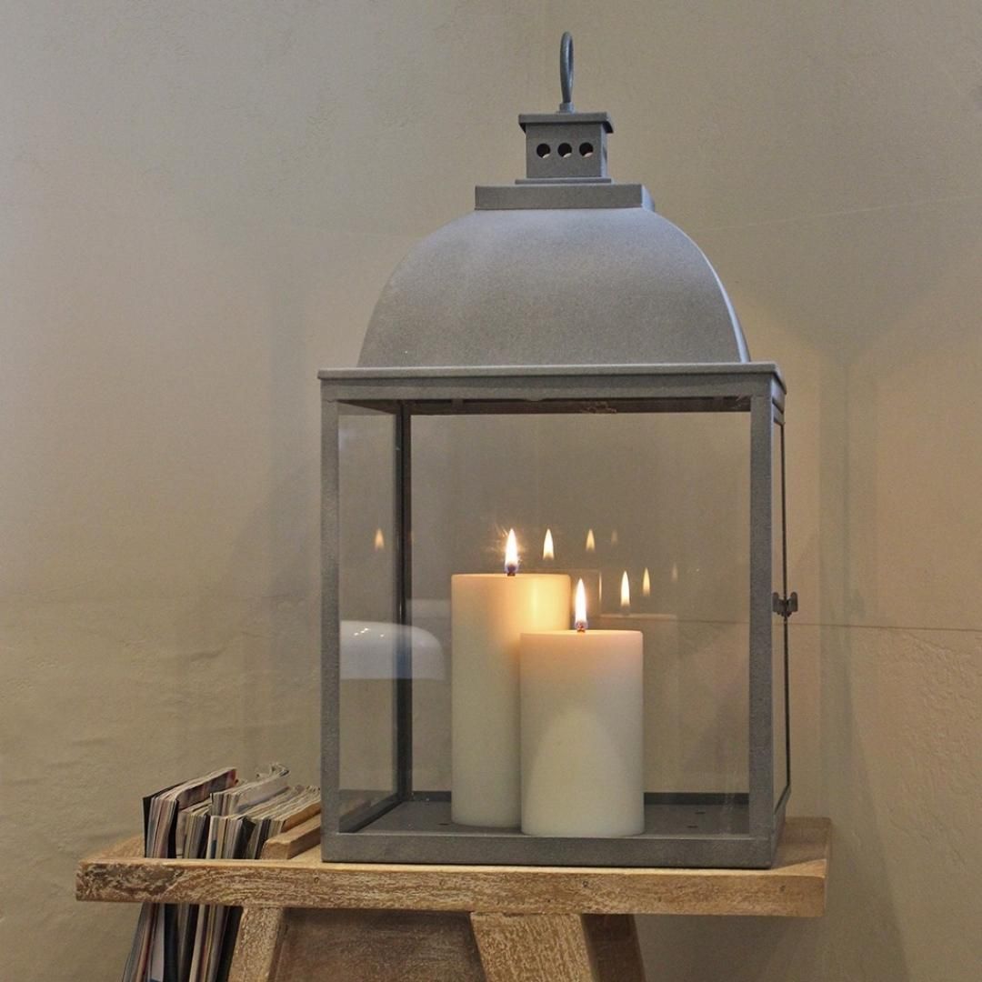 Zinc Candle Lantern