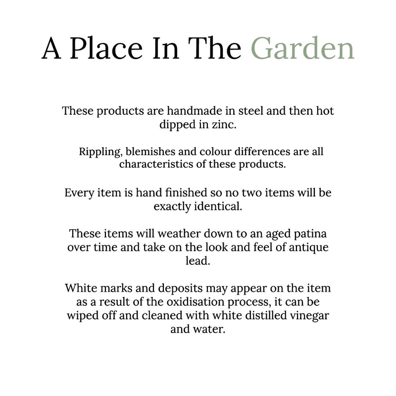 Zinc Leaf Ball - The Garden HouseA Place In The Garden